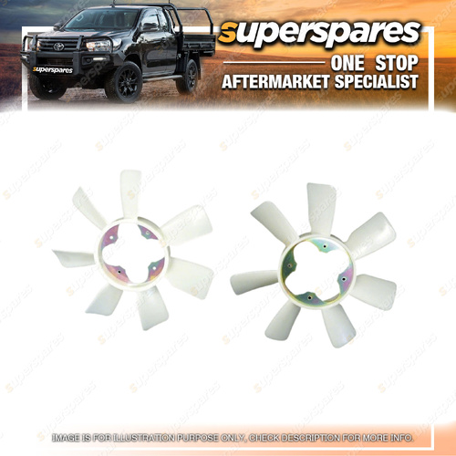 1 Piece of Superspares Fan Blade for Toyota Prado GRJ150 11/2009-10/2017