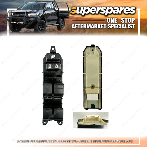 Superspares Window Switch Main for Toyota Prius V ZVW40 03/2012-03/2015