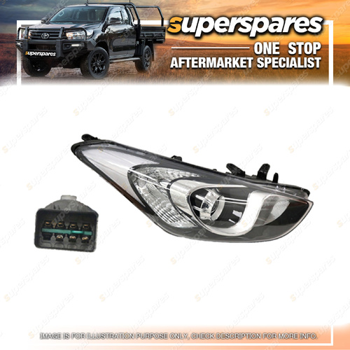 Superspares Right Hand Side Headlight for Hyundai I30 GD 2012-2017 Non Xenon