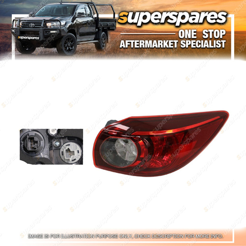 Superspares RH Outer Tail Light for Mazda 3 BM BN 11/2013-01/2019 Non Led Type