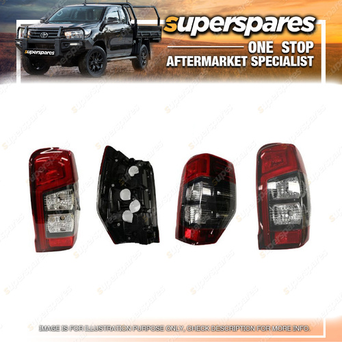 Superspares RH Tail Light for Mitsubishi Triton MR 18-23 Not For Aluminium Tray