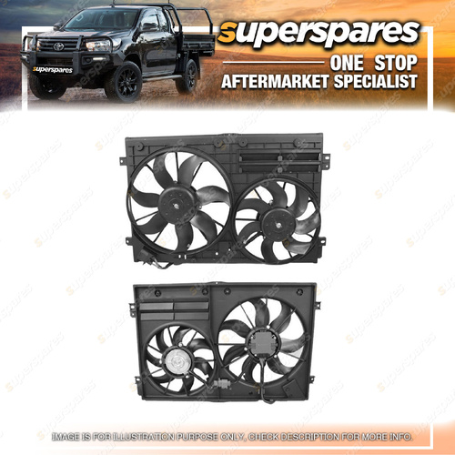 1 Piece of Superspares Radiator Fan for Volkswagen Golf MK5 1K 07/2004-01/2009