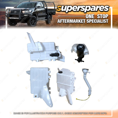 Superspares Washer Bottle for Toyota Hiace GDH 300 303 GRH300 19-On Twin Outlet