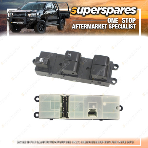 Superspares Window Switch Main for Nissan Navara D40 2005-2015 3 Pin/15 Pin