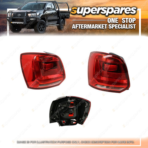 Superspares Left Hand Side Tail Light for Volkswagen Polo 6R 6C 08/2014-10/2017