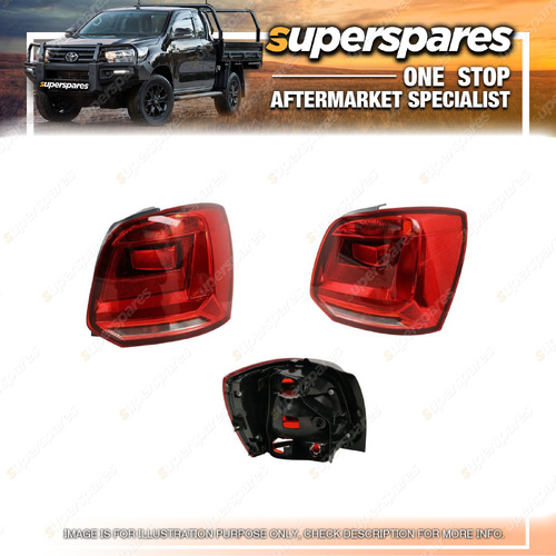 Superspares Right Hand Side Tail Light for Volkswagen Polo 6R 6C 08/2014-10/2017