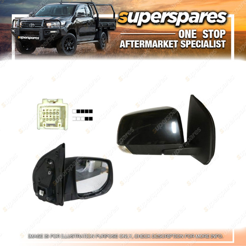 Superspares Right Hand Side Door Mirror for Holden Colorado RG 06/2012-10/2016