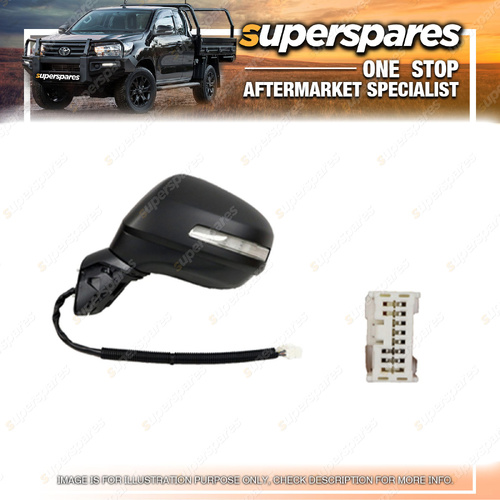Superspares Left Hand Side Door Mirror for Honda Civic FB 02/2012-04/2016 9 Pins
