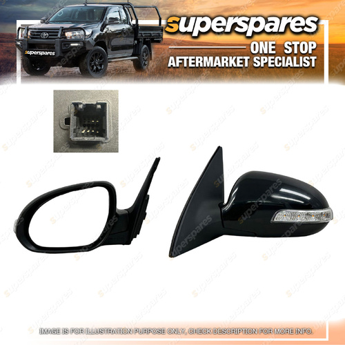 Superspares Left Hand Side Door Mirror for Hyundai I30 FD 09/2007-04/2012 6 Pins