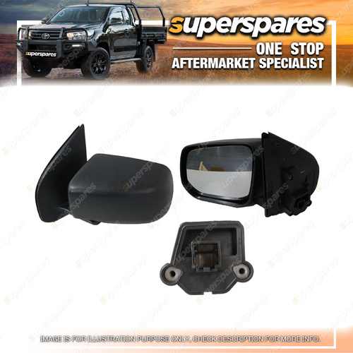 Superspares LH Door Mirror for Isuzu D-Max TFS 07/2012-10/2016 Manual