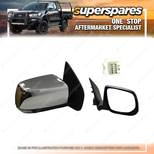 1 Pc Superspares Right Hand Side Door Mirror for Isuzu D-Max TFS 11/2016-06/2020