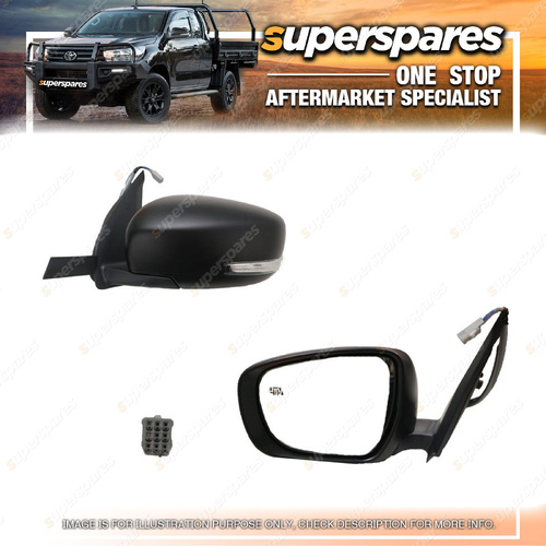Superspares LH Door Mirror for Suzuki Swift AZ 04/2017-02/2024 9 Hole 7 Pins