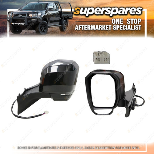 Superspares LH Door Mirror for Toyota Hiace GDH 300 303 GRH300 Non Blind Spot