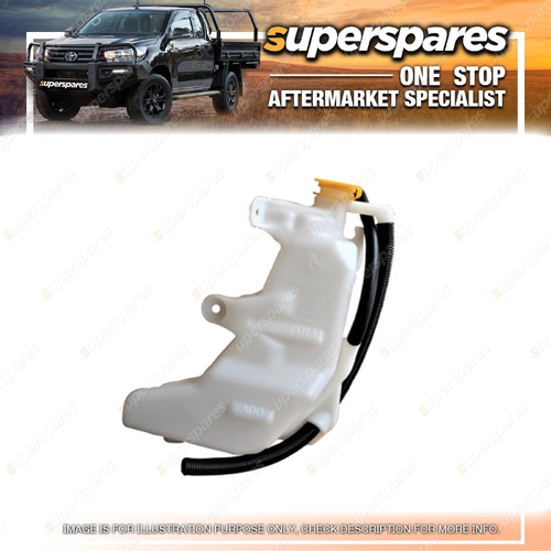 Superspares Overflow Bottle for Jeep Grand Cherokee WK 10/2010-07/2021 Petrol
