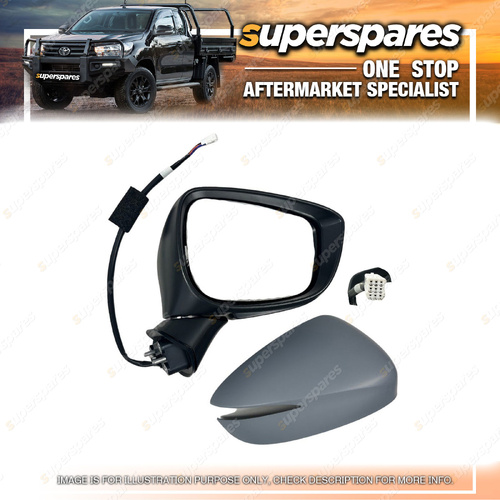 1 Piece of Superspares Right Hand Side Door Mirror for Mazda CX-3 DK 01/2015-On