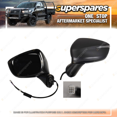 1 Pc Superspares Left Hand Side Door Mirror for Mazda CX-5 KE 11/2014-01/2017