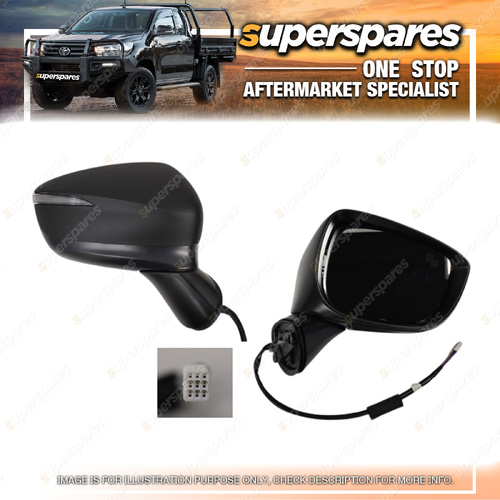 1 Pc Superspares Right Hand Side Door Mirror for Mazda CX-5 KE 11/2014-01/2017