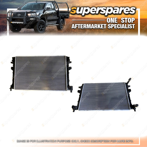Superspares Radiator for Skoda Superb NP 3V B8 15-24 Core Size 620mmX396mmX16mm