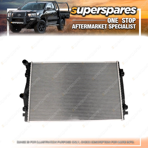 Superspares Radiator for Volkswagen Golf MK7 5G 12-20 Core Size 650mmX432mmX22mm