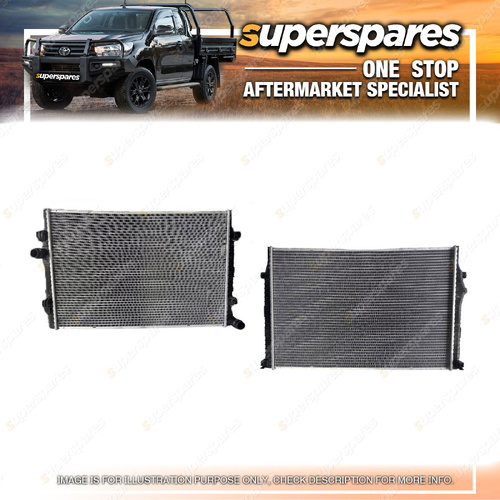Superspares Radiator for Volkswagen Golf MK7 5G 12-20 Core Size 650mmX433mmX32mm