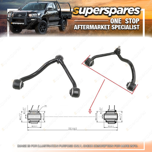 Superspares Control Arm RH Front Upper for Kia Sorento BL 09/2006-07/2009