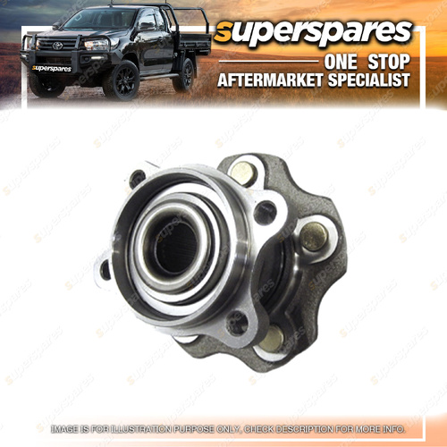 Superspares Rear Wheel Hub for Nissan X-Trail T32 4WD 03/2014-07/2022