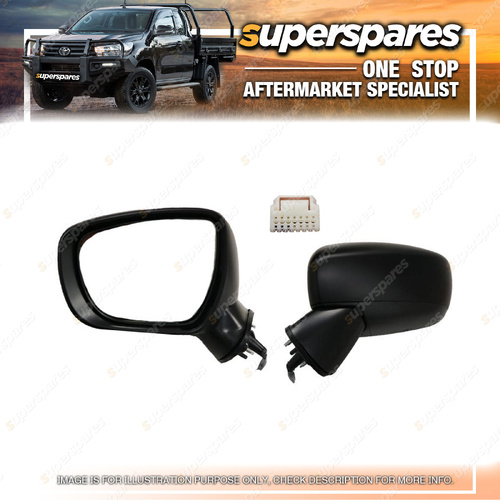 1 Pc Superspares Left Hand Side Door Mirror for Suzuki Ignis MF 11/2016-2024