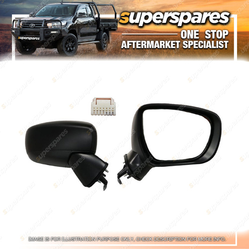 1 Pc Superspares Right Hand Side Door Mirror for Suzuki Ignis MF 11/2016-2024
