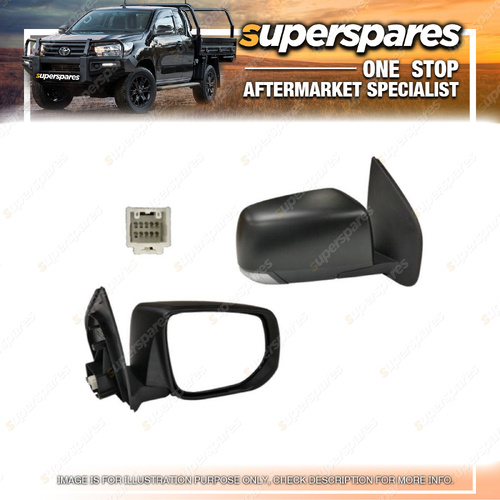 Superspares RH Door Mirror for Isuzu D-Max TFS 07/2012-10/2016 With Light