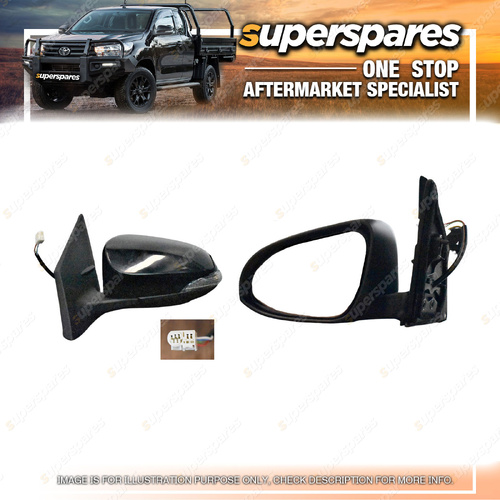 Superspares LH Door Mirror for Toyota Corolla ZRE182 ZWE186 01/2013-07/2018