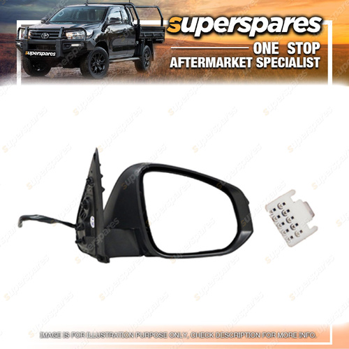Superspares Right Hand Side Door Mirror for Toyota Fortuner GUN156 07/2015-On