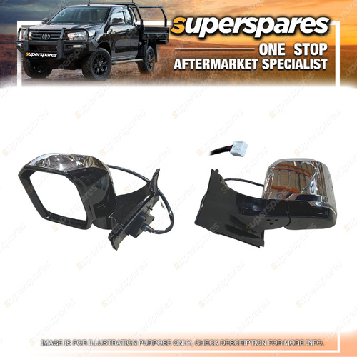 1 Pc Superspares Left Hand Side Door Mirror for Toyota Granvia GDH303 07/2019-On