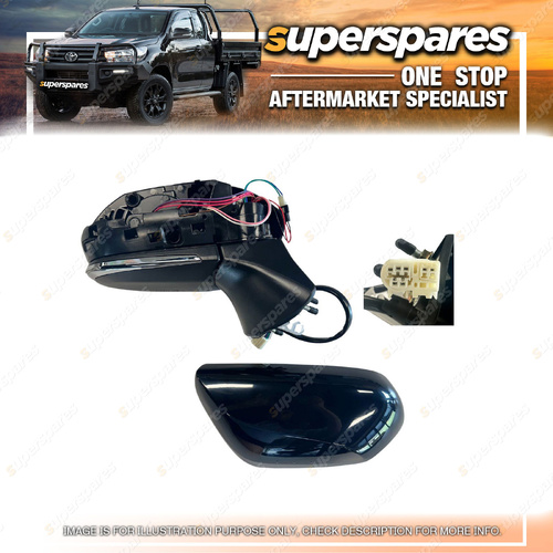Superspares RH Door Mirror for Toyota Camry ASV70 GSV70 AXVH71 2017-2024 7 Pins