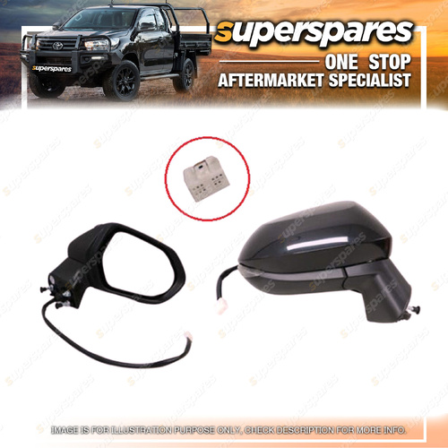 Superspares RH Door Mirror for Toyota Corolla MZEA12 ZWE211 ZWE219 18-On 8 Pins