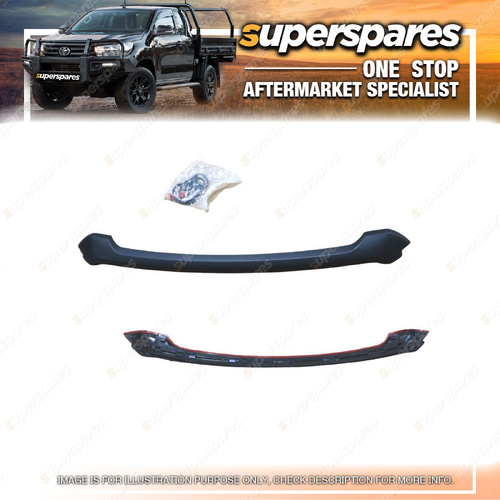 Superspares Bonnet Mould Black for Toyota Hilux GGN GUN TGN 05/2020-On