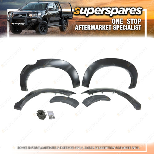 Superspares Guard Flare Kit for Toyota Hilux TGN KUN 08/2008-08/2011
