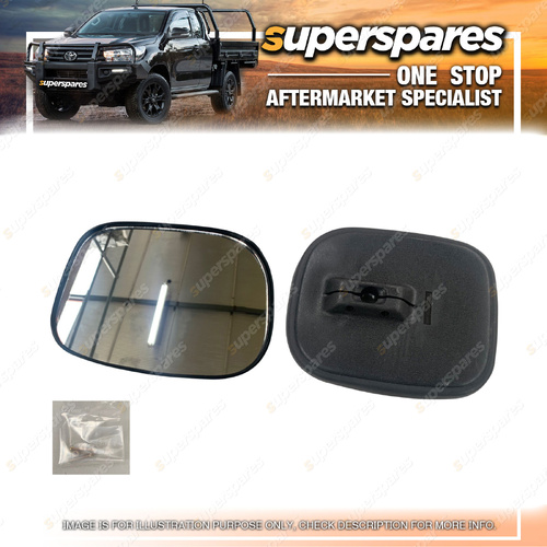 Superspares Door Mirror Black for Toyota Landcruiser FJ40 04/1979-1984