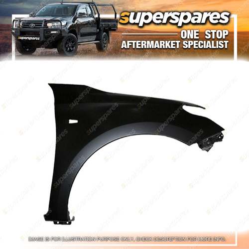 Superspares RH Guard for Mitsubishi Triton MQ 01/2015-10/2018 With Blinker Hole
