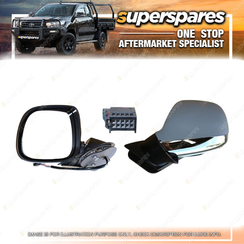 Superspares Left Hand Side Door Mirror for Volkswagen Amarok 2H 09/2016-11/2022