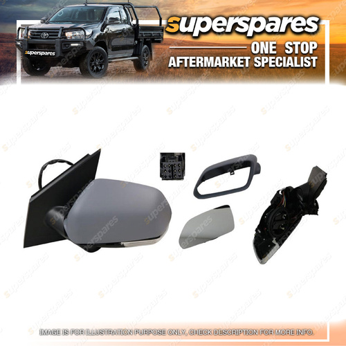 Superspares Left Hand Side Door Mirror for Volkswagen Polo 6Q 9N 11/2005-02/2010