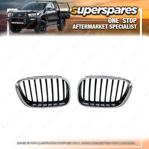 Pair of Right & Left Side Grille for Bmw X5 E53 11/2000 - 09/2003