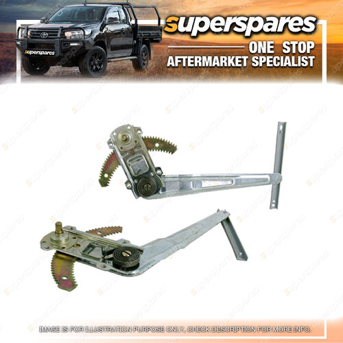 Right & Left Front Window Regulator for Holden Rodeo TF A 07/1988-02/2003