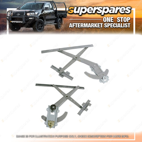 Right & Left Front Window Regulator for Holden Rodeo TF 07/1988-02/2003