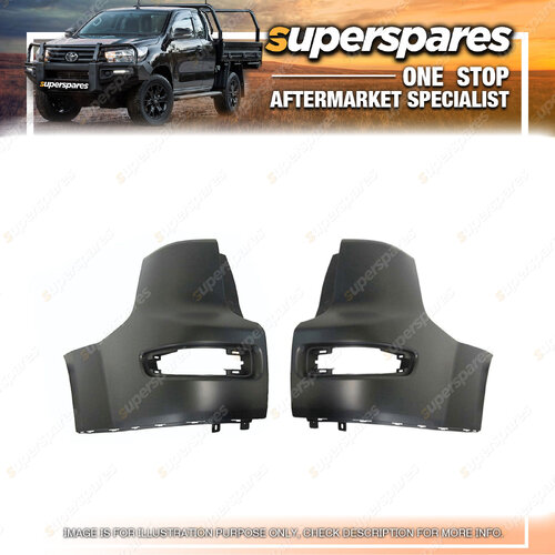 Right & Left Rear Bumper Bar End for Mitsubishi Outlander ZG ZH 11/2006-10/2012