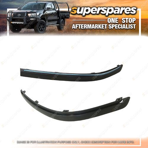 RH & LH Front Bumper Bar Mould With Chrome Strip for Nissan Pulsar Sedan N16