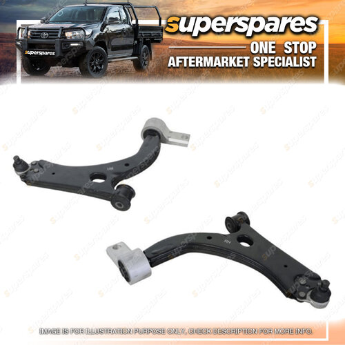 Right & Left Front Lower Control Arm for Ford Fiesta WP WQ 04/2004-12/2008
