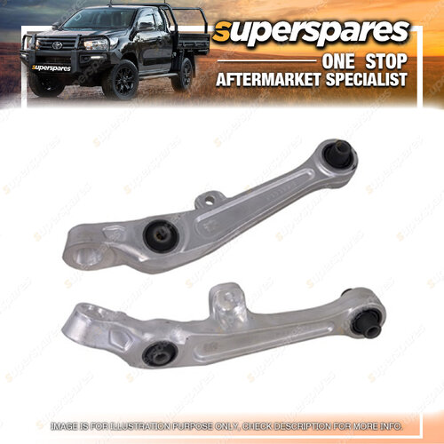 Right & Left Front Lower Front Control Arm Straight for Nissan Skyline V35