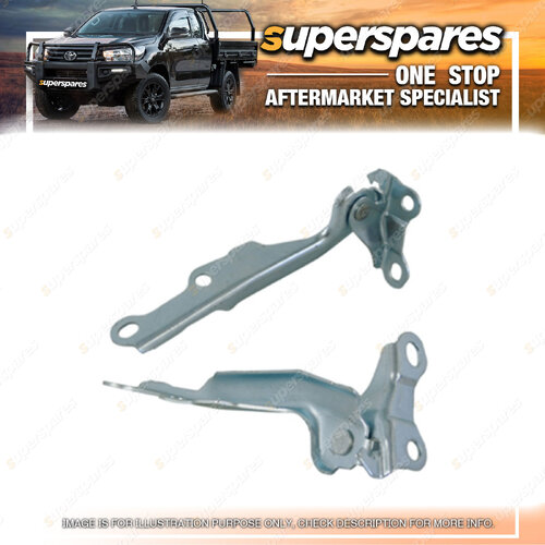 Right & Left Bonnet Hinge for Toyota Echo NCP10 03/1999 - 08/2005