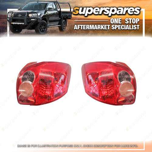 Right & Left Tail Light for Toyota Corolla Hatchback ZRE152 05/2007-09/2009