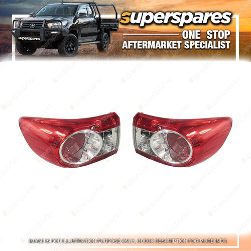Right & Left Tail Light for Toyota Corolla Sedan ZRE152 SERIES 2 2011-ONWARDS